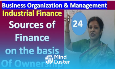 24 Sources Of Finance On The Basis Of Ownership From Business Organization Management