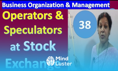 38 Operators Speculators At Stock Exchange Business Organization Management Subject