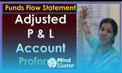 4 Adjusted Profit Loss Account Proforma in Funds Flow Statement