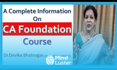 Detailed Information on CA Foundation Course