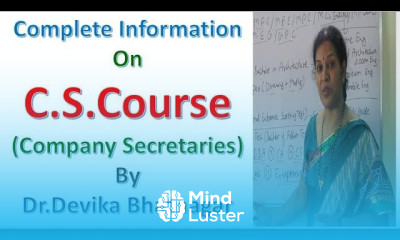Complete Information on CS Company Secretaries Course
