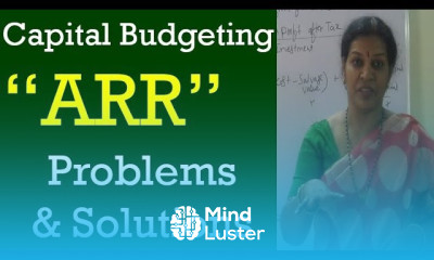 Accounting Average Rate Of Return ARR Practical Problems Solutions fromCapital Budgeting