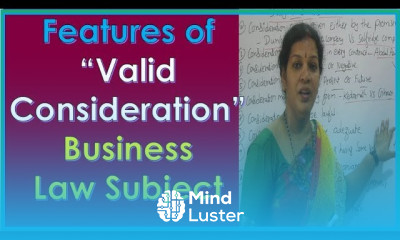 Consideration It s Features In Business Law Subject By Dr Devika Bhatnagar