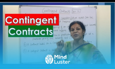 Contingent Contracts It s Features in Law Subject By Dr Devika Bhatnagar