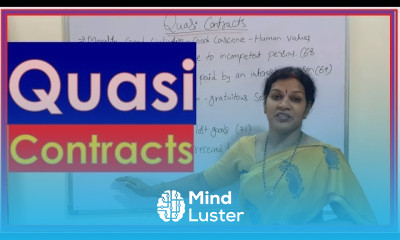 Quasi Contracts It s Features The Most Important Topic Law Subject By Dr Devika Bhatnagar