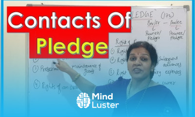Special Contracts of Pledge In Law Subject By Dr Devika Bhatnagar