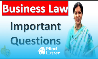 Business Law Important Questions