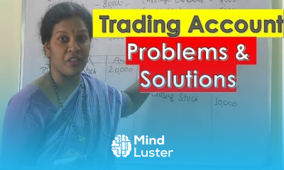 Trading Account Problems Solutions By Dr Devika Bhatnagar