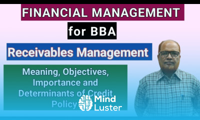 Financial Management I for BBA I Receivables Management I Theory Explained I Hasham Ali Khan I