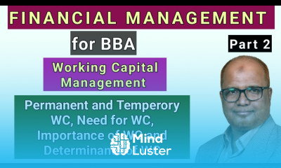 Financial Management I for BBA I Working Capital Management I Theory Explained I Part 2 I Hasham Ali