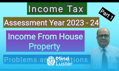 Income Tax I Assessment Year 2023 24 I Income from House Property I Problems I Part 1 I Hasham Ali I