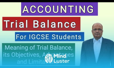 Accounting I for IGCSE Students I Trial Balance I Theory Explained I Hasham Ali Khan I
