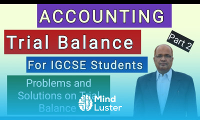 Accounting I For IGCSE Students I Problems and Solutions on Trial Balance I Part 2 I Hasham Ali Khan