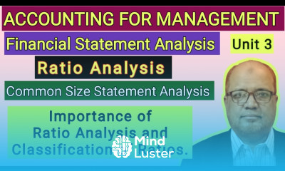 Accounting for Management I Ratio Analysis I Part 3 I Theory Explained I Hasham Ali Khan I