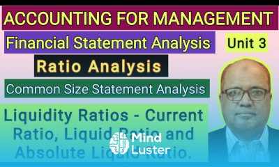 Accounting for Management I Ratio Analysis I Part 4 I Theory Explained I Hasham Ali Khan I