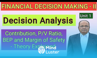Financial Decision Making II I Decision Analysis I Theory I Unit 1 I Part 2 I Hasham Ali Khan I
