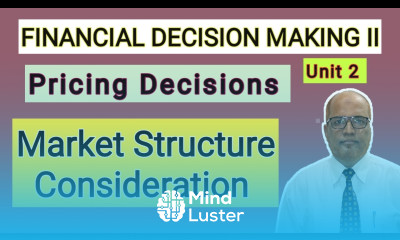 Financial Decision Making II I Pricing Decisions I Unit 2 I Market Structure I Hasham Ali Khan I