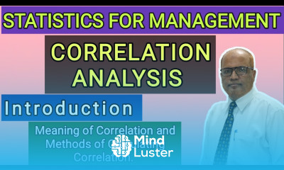 Statistics for Management I Correlation Analysis I Introduction I Theory Explained I Khans Commerce