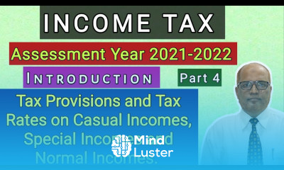 Income Tax I Income Tax Act 1961 I AY 2021 22 Introduction I Part 4 I Khans Commerce Tutorial I