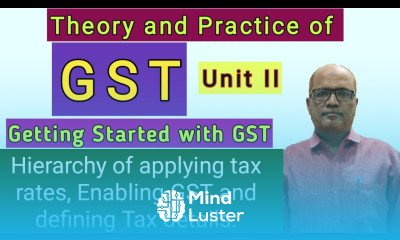 Theory and Practice of GST II Getting started with GST II Part 3 II Theory II Hasham Ali Khan