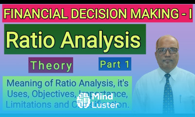 Financial Decision Making II Ratio Analysis II Theory Explained II Part 1 II Hasham Ali Khan