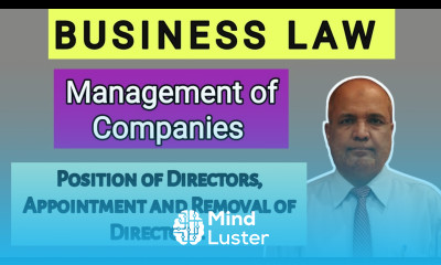 Business Law I Position Appointment and Removal of Directors I Khans Commerce Tutorial I