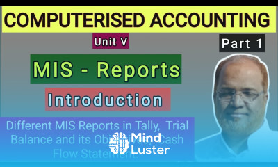 Computerised Accounting I MIS Reports I Introduction I Trial Balance and Cash Flow Statement Khans