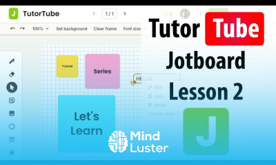 Jotboard Lesson 2 Touring the Interface