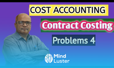 Cost Accounting I Contract Costing I Problems and Solutions I Part 4 I Khans Commerce Tutorial I