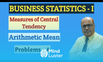 Business Statistics I Arithmetic Mean I Problems I Part 4 I Khans Commerce Tutorial I By Khan Sir