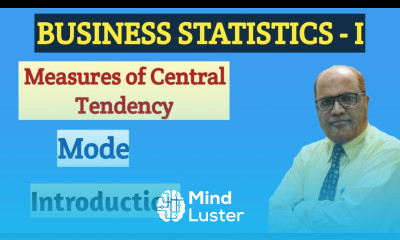 Business Statistics I Mode I Introduction Theory I Measures of Central Tendency I Khans Commerce Tut