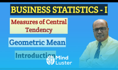 Business Statistics I Geometric Mean I Introduction Theory I Measures of Central Tendency I Khan Sir