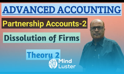Advanced Accounting I Partnership Accounts 2 I Dissolution of Firms and Sale to a company I Part 2