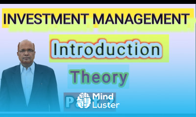Investment Management I Introduction I Theory Explanation I Part 2 I Khans Commerce Tutorial I