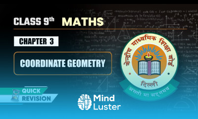 Coordinate Geometry Quick Revision Class 9 Maths Chapter 3 CBSE 2025 26