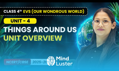 Things Around Us Unit Overview Class 4th EVS Our Wondrous World Unit 4 CBSE 2025 26