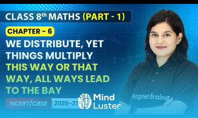 This Way or That Way All Ways Lead to the Bay Class 8 Maths Part 1 Chapter 6 CBSE 2026 27