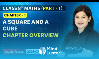 A Square and A Cube Chapter Overview I Class 8th Maths Part 1 Chapter 1 CBSE 2026 27