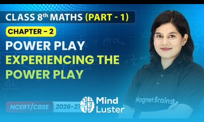 Experiencing the Power Play Power Play I Class 8th Maths Part 1 Chapter 2 CBSE 2026 27