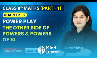 The Other Side of Powers Powers of 10 Power Play I Class 8th Maths Part 1 Ch 2 CBSE 2026