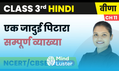 Ek Jadui Pitara एक जादुई पिटारा सम्पूर्ण व्याख्या Class 3rd Chapter 11 Hindi Veena