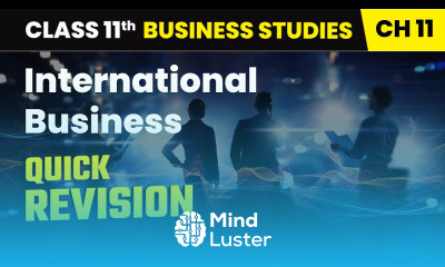International Business Quick Revision Class 11 Business Studies Chapter 11 CBSE 2025 26