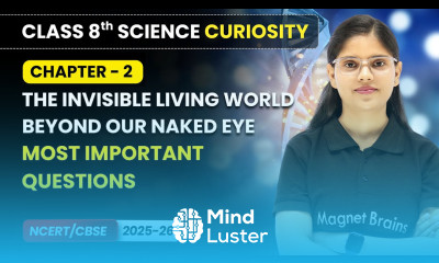 The Invisible Living World Beyond Our Naked Eye Most Important Questions Class 8 Science Ch 2