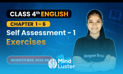 Self Assessment 1 Class 4th English Santoor CBSE 2025 26
