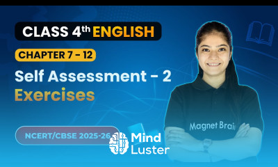 Self Assessment 2 Class 4th English Santoor CBSE 2025 26