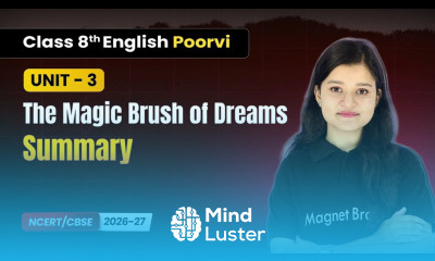The Magic Brush of Dreams Summary Class 8th English Poorvi Unit 3 CBSE 2026 27