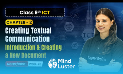 Libre Office Writer Introduction and Creating a New Document Ch 2 Class 9th ICT CBSE 2025 26