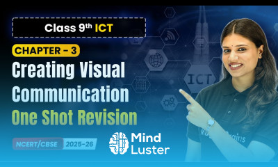 Creating Visual Communication One Shot Revision Ch 3 Class 9 ICT CBSE 2025 26