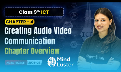 Creating Audio Video Communication Chapter Overview Ch 4 Class 9th ICT CBSE 2025 26