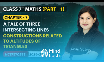 Constructions Related to Altitudes of Triangles Class 7 Maths Part 1 Ch 7 CBSE 2025 26